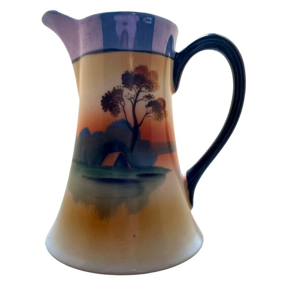 Rare Vintage Chikaramachi Lusterware Pitcher Made in Japan - Picture 1 of 10
